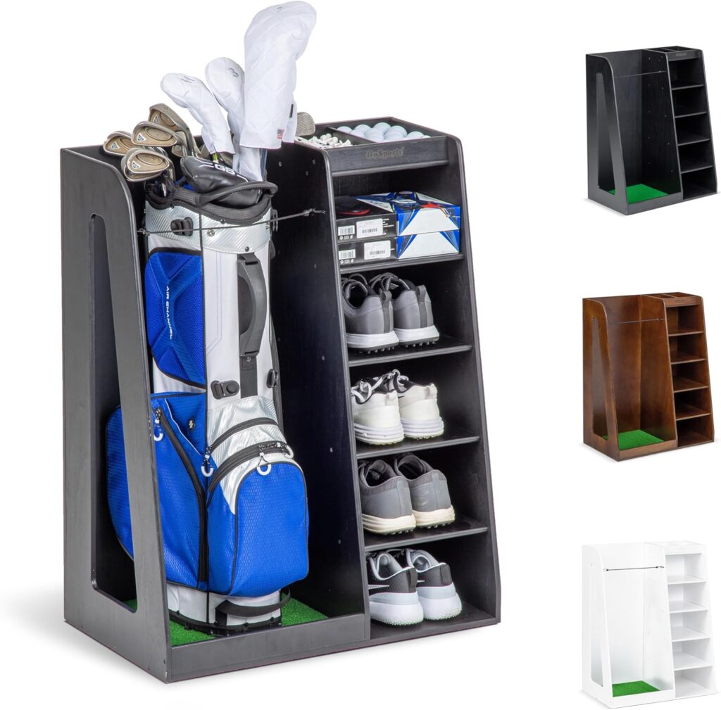 GoSports-Premium-Wooden-Golf-Bag-Organizer